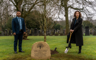 Tribute trees honour those at the heart of Manchester’s pandemic story