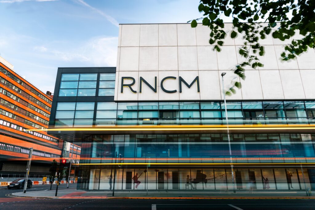 Exterior building of the Royal Northern College of Music