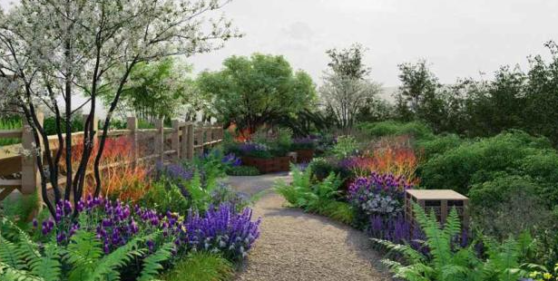 New £60,000 garden taking shape in Hollingworth Lake