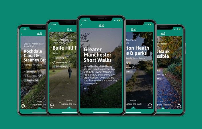GM Ringway launches new app to help people walk across Greater Manchester