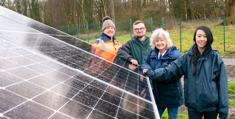 Rochdale Council switch on brand new solar farm