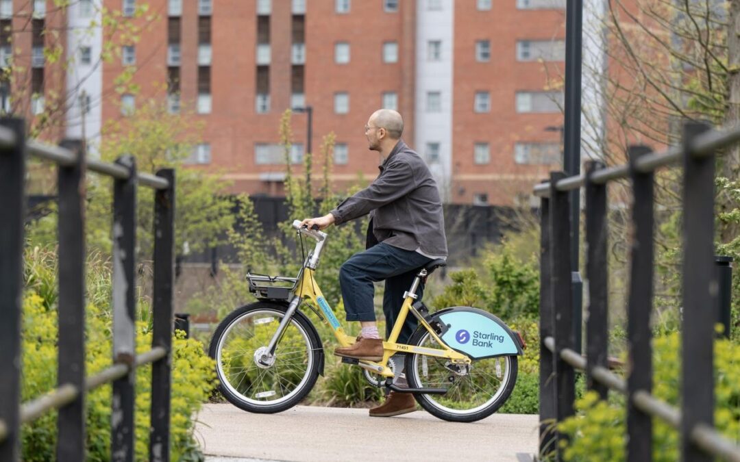 Starling Bank Bikes hit one million rides across Manchester, Salford and Trafford