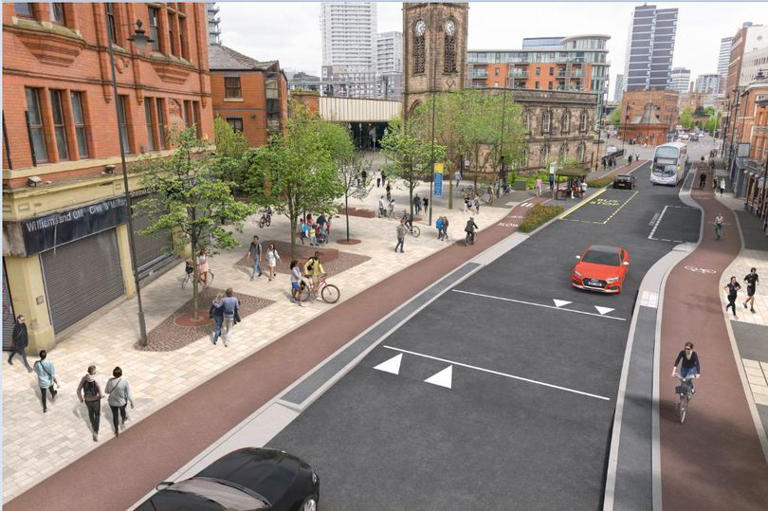 Salford’s Chapel Street set for big changes to boost walking and cycling routes